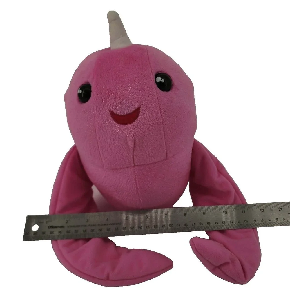 WowWee Plush Toy Kids Unisex Pink Fingerlings Narwhal‎ 3690 Interactive Glitter